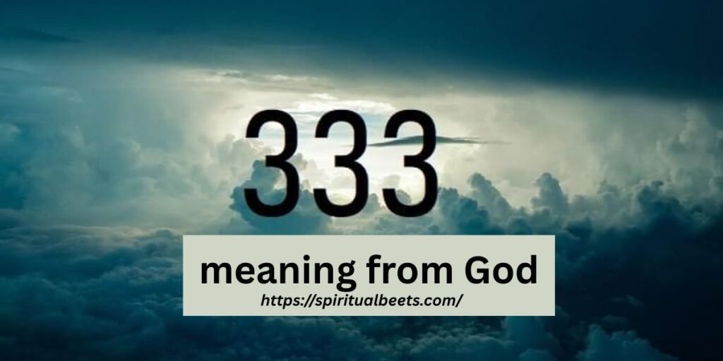 333 meaning from God
