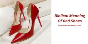 Biblical Meaning Of Red Shoes In A Dream