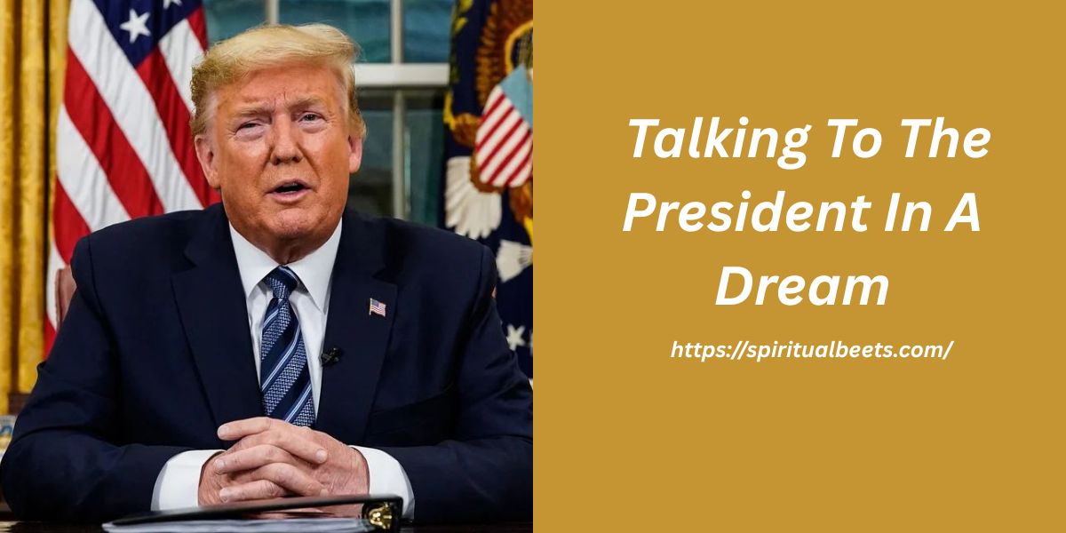 Dream Meaning: Talking To The President In A Dream