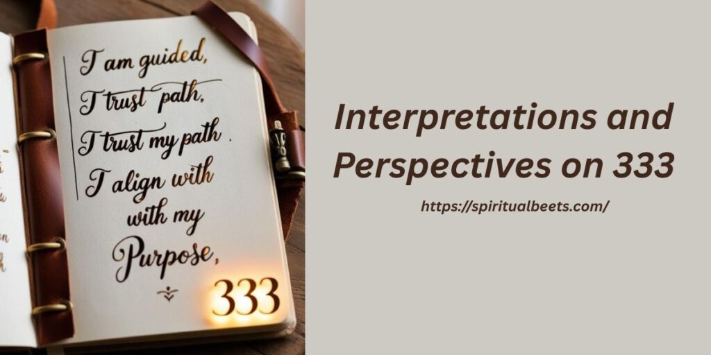 Interpretations and Perspectives on 333