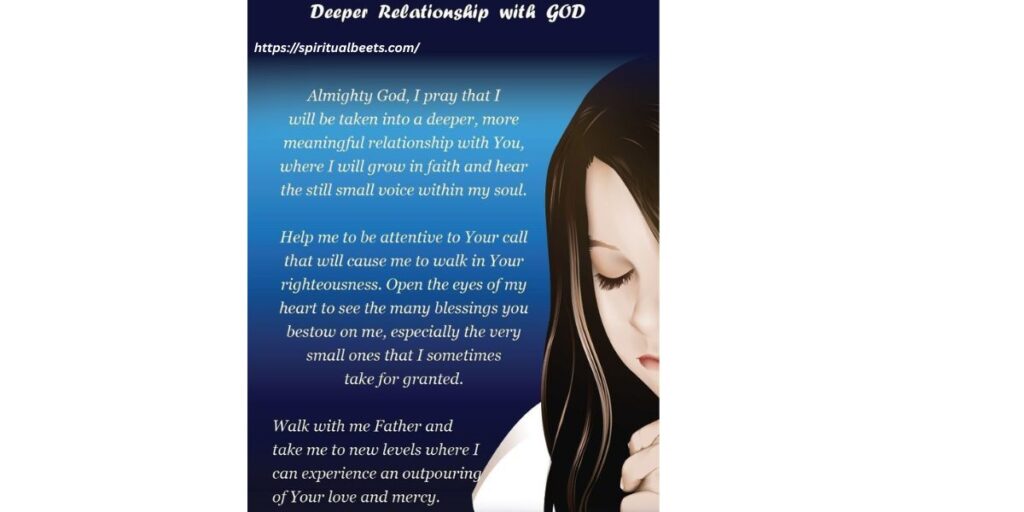 Prayer for a Deeper Relationship with God and His Word