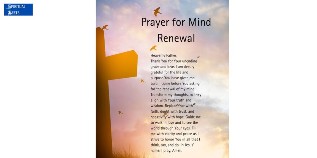 Prayer for a Renewed Mind