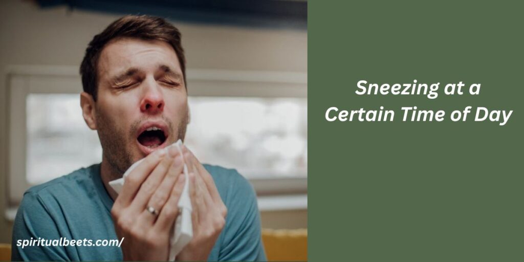 Sneezing at a Certain Time of Day
