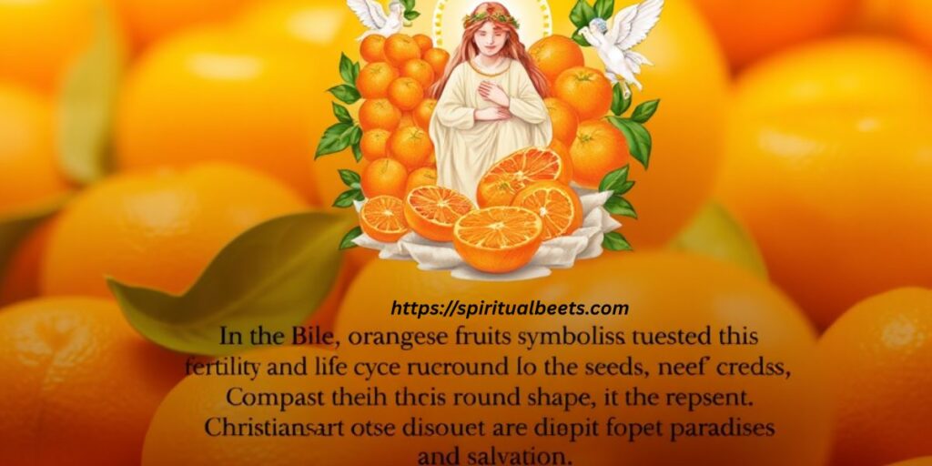 What is the biblical meaning of oranges?