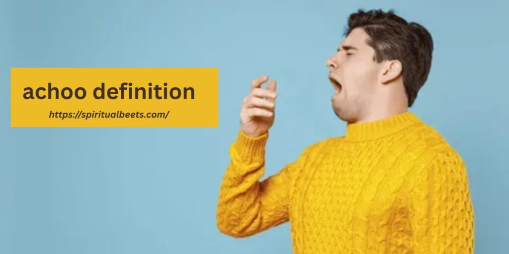 achoo definition