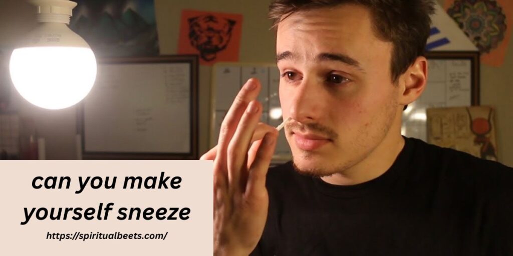 can you make yourself sneeze