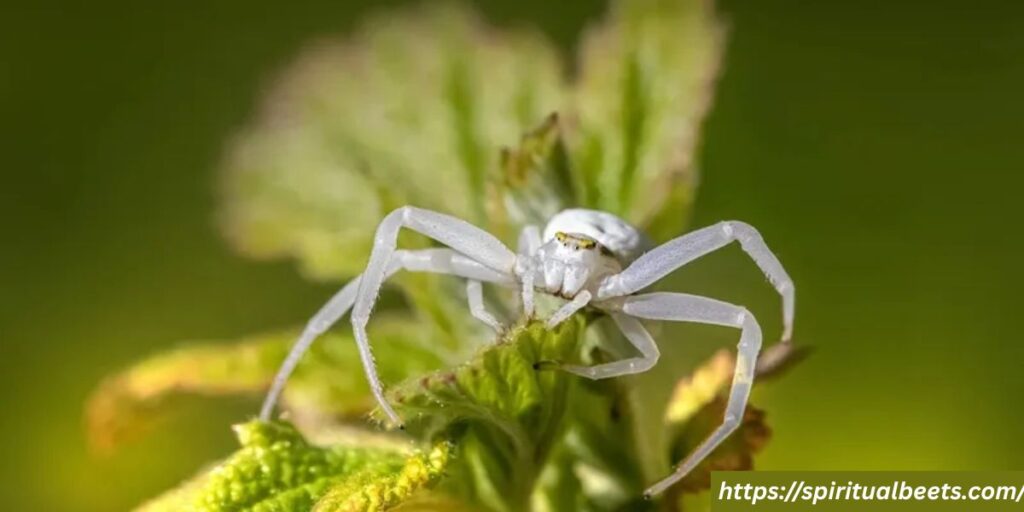 seeing a white spider meaning