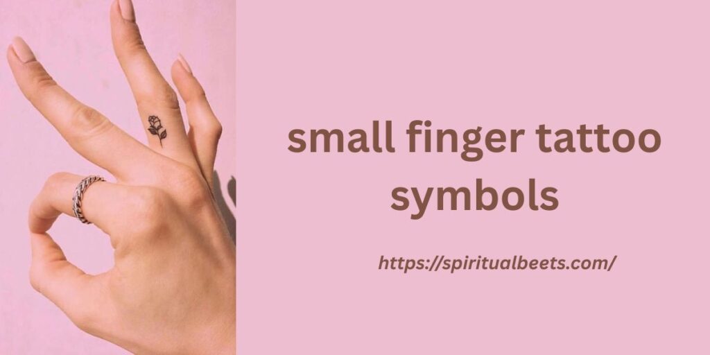 small finger tattoo symbols