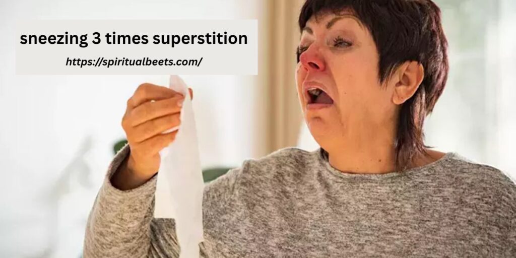 sneezing 3 times superstition