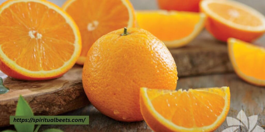 spiritual meaning of eating orange in the dream