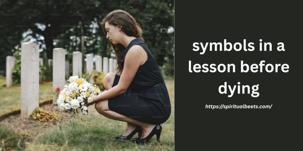 symbols in a lesson before dying
