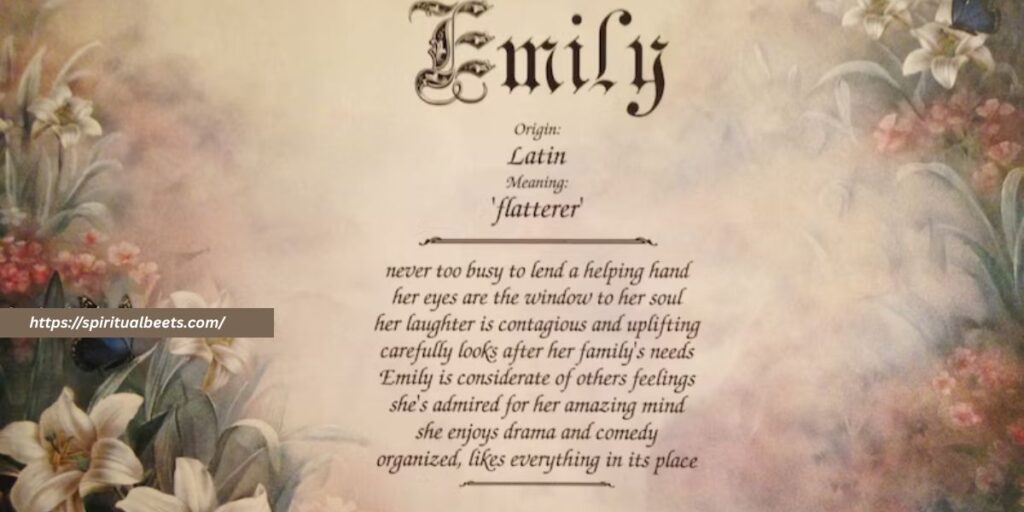 the meaning of emily biblical