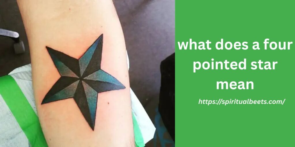 what does a four pointed star mean