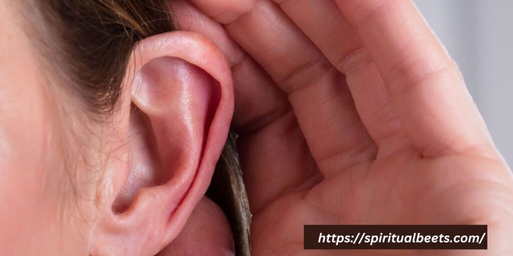 what does it mean when your left ear itches spiritually