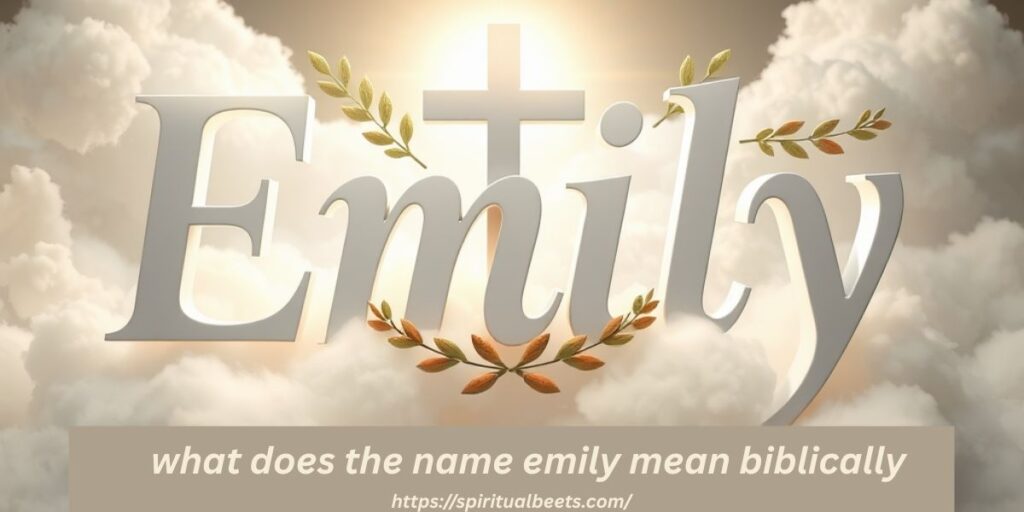 what does the name emily mean biblically