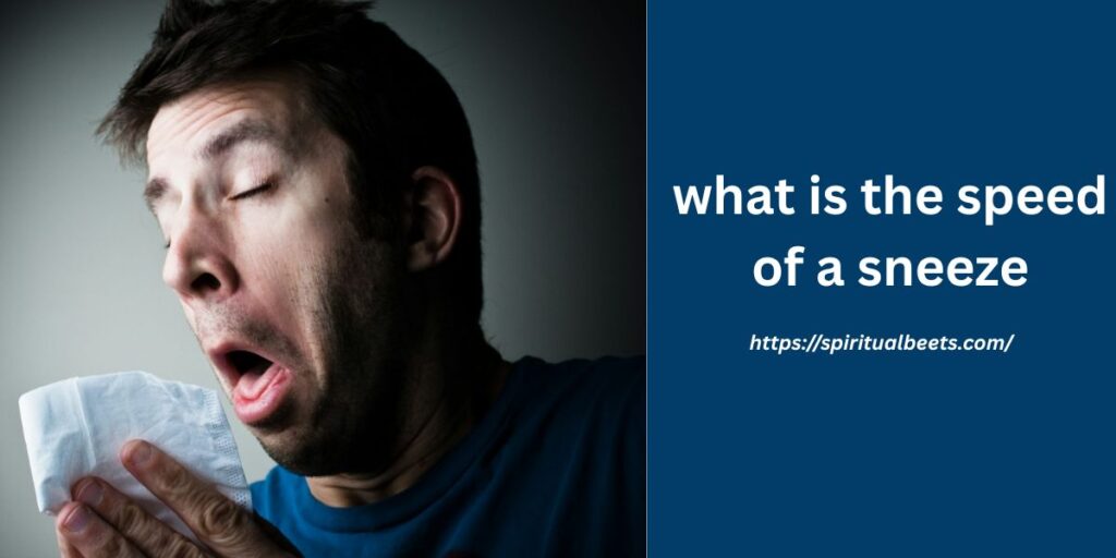what is the speed of a sneeze