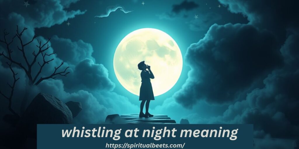 whistling at night meaning