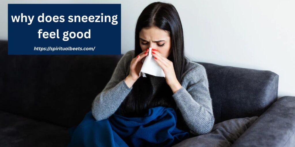why does sneezing feel good