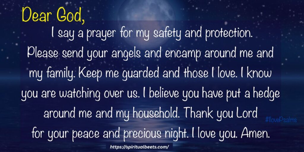 10. A Night Prayer for Peaceful Sleep and Rest for Family Members