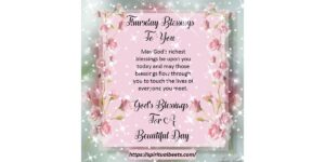 100+ Happy Thursday Blessings, Greetings And Prayers