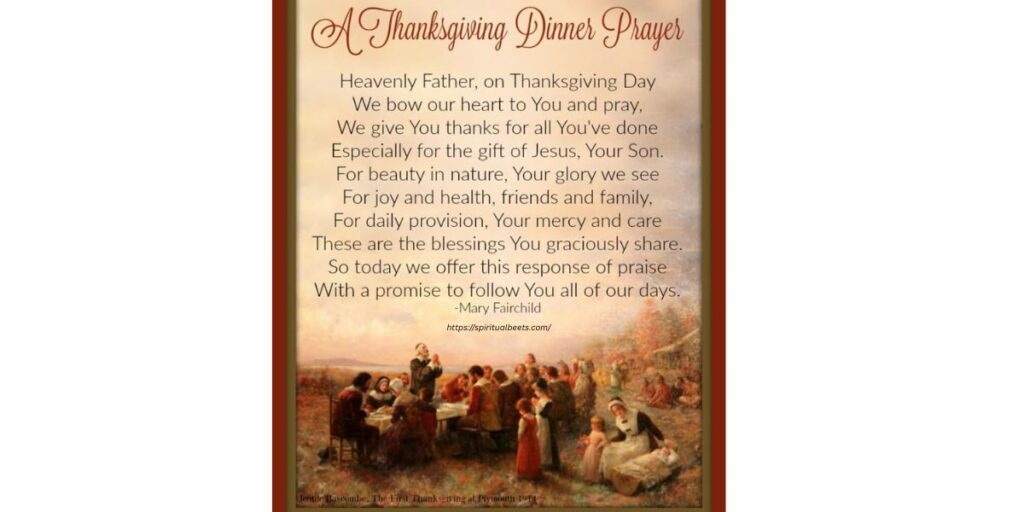 6. Prayer for Thanksgiving and Praise