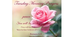 Tuesday Morning Prayers