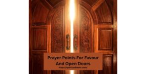 25 Powerful Prayer Points For Favour And Open Doors