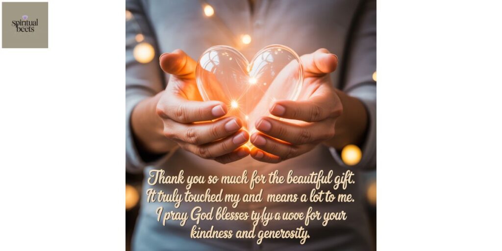 5. Thank You Prayer Message for a Gift