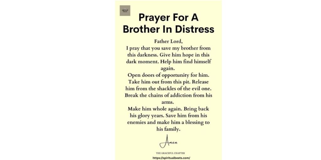  Asking for God’s Favor and Blessings for My Brother