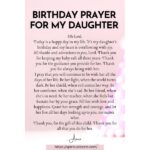 Birthday Prayer For My Daughter