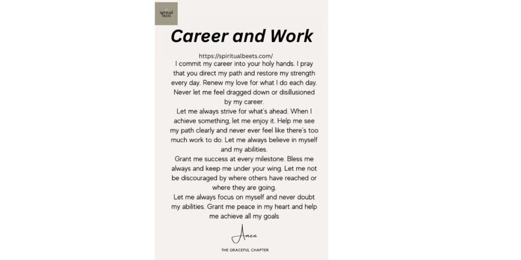 Career and Work