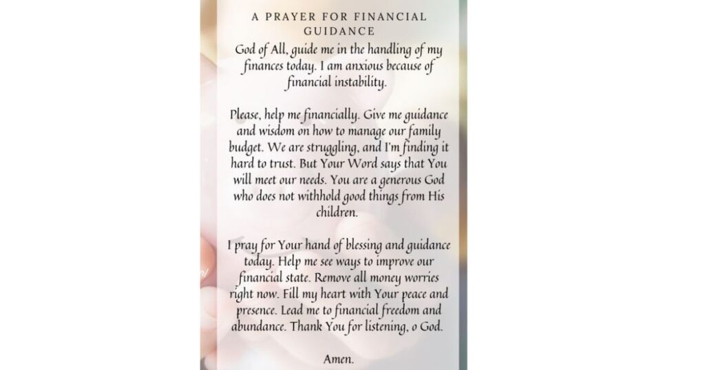 Finances and Provision
