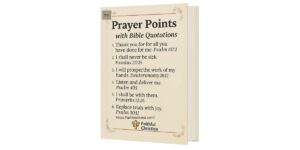 Prayer Points With Bible Quotations