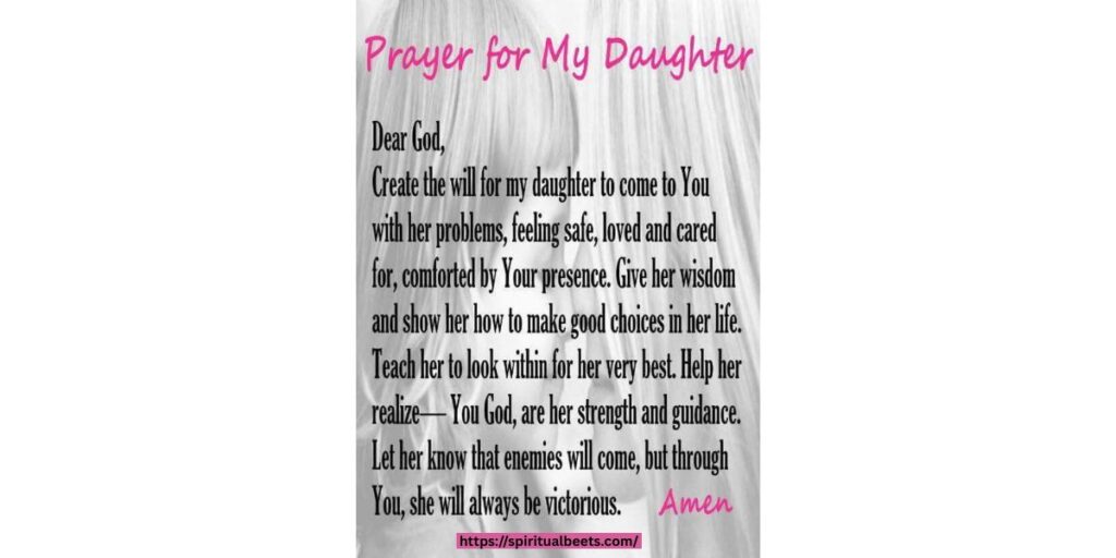 25. Prayer for My Daughter’s Abundant Blessings and Divine Favor