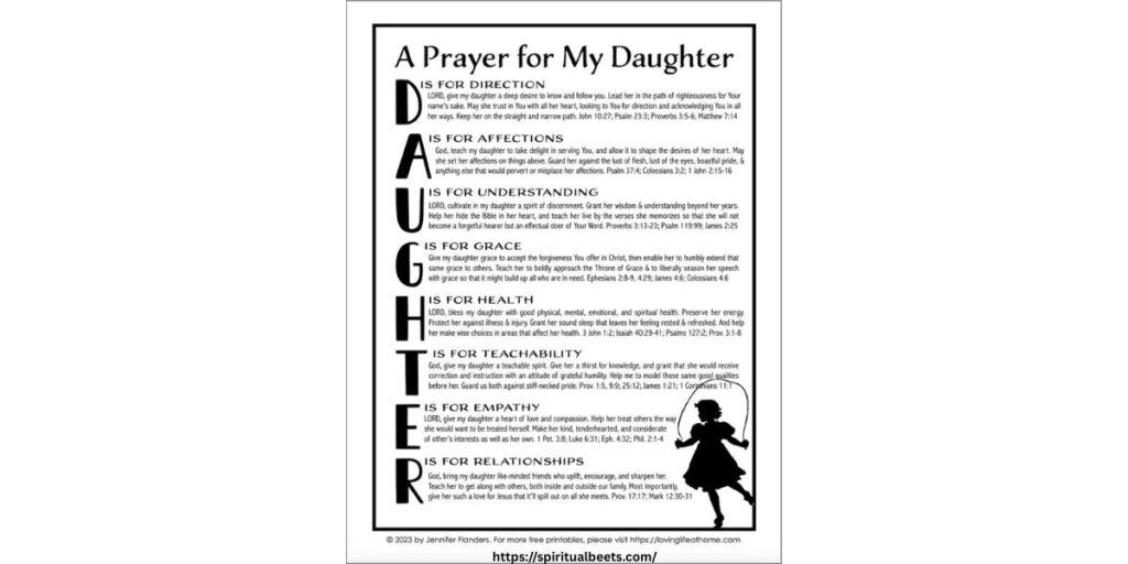 Prayer for My Daughter’s Integrity and Character