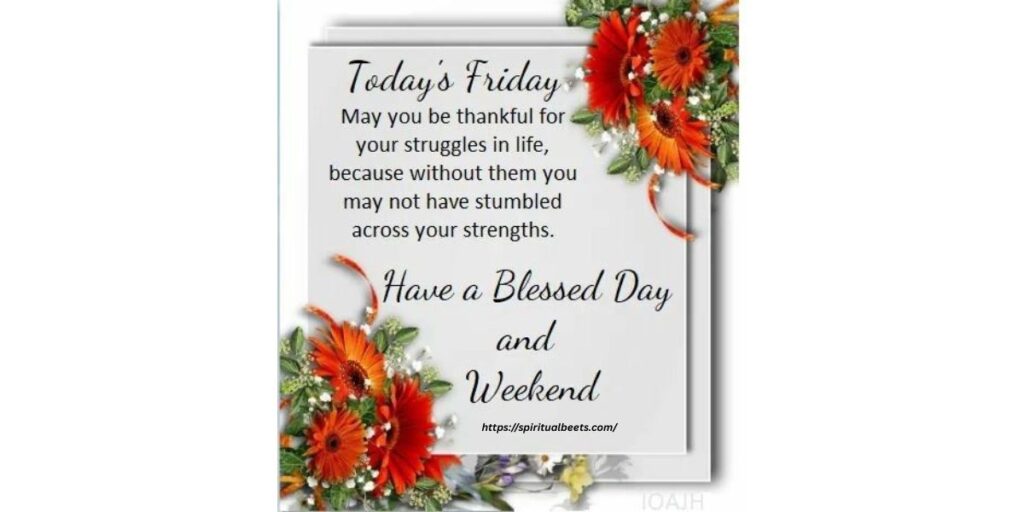 Thankful Friday Blessings