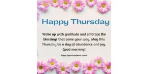 100+ Happy Thursday Blessings, Greetings and Prayers