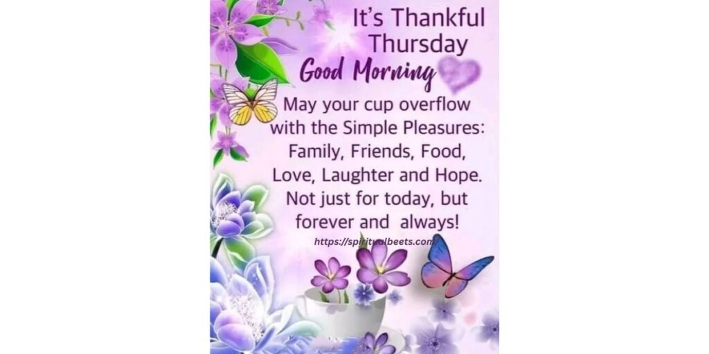 Beautiful Thursday Morning Blessings