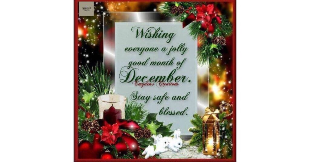 Short December Happy New Month Messages for Social Media